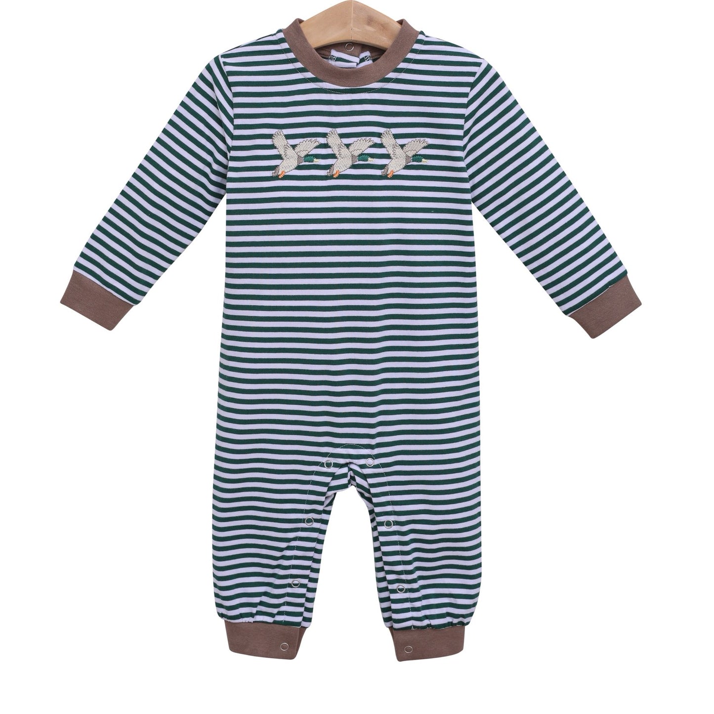 Applique Romper - Mallard