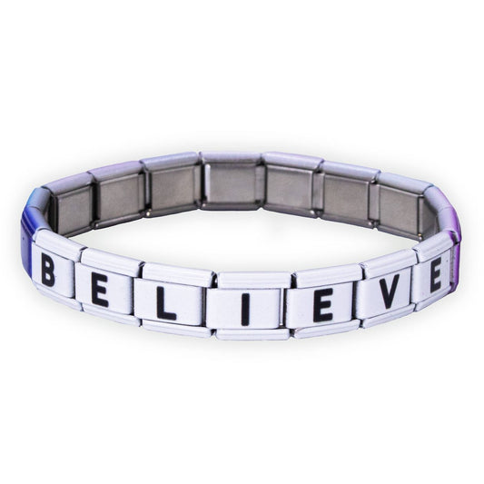 Word Link Bracelet - Believe