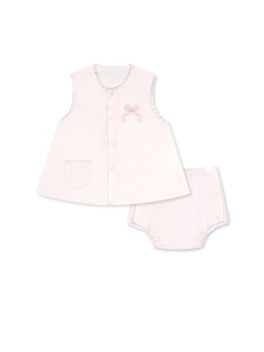 Maria Diaper Set - Pink Bow