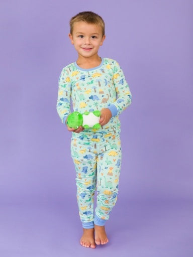 Boys Bamboo Pajamas - Dino-Mite Dude