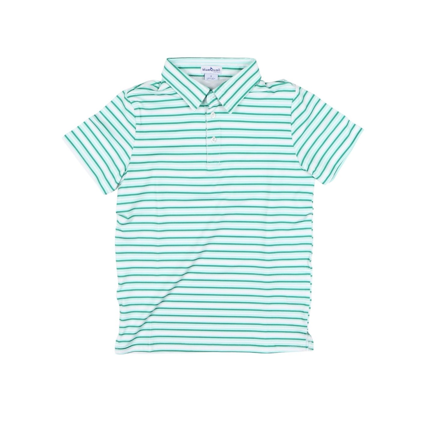 Performance Polo - Emerald Stripe