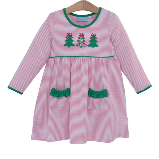 Applique Dress - Christmas Tree
