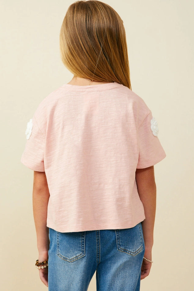 Crochet Floral Patch Top