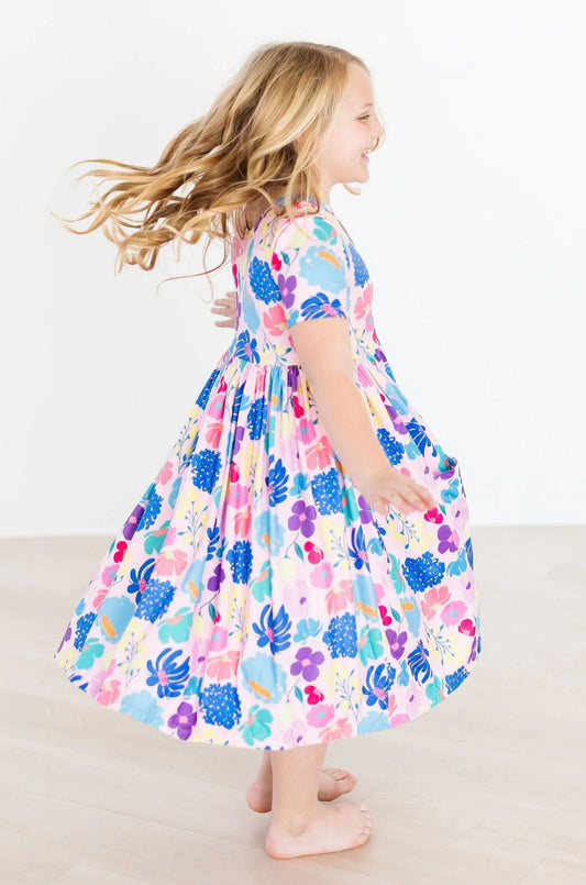 Pocket Twirl Dress - Dahlia Dreams