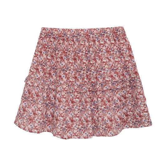 Frill Floral Skirt