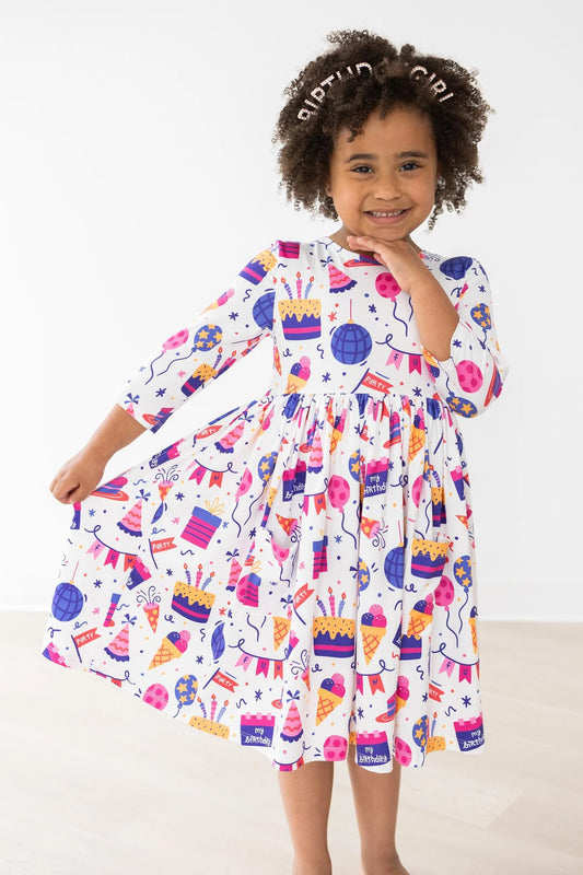 Pocket Twirl Dress - Happy Birthday
