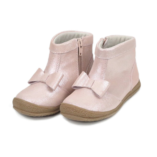 Hilary Bow Boot - Blush Pink