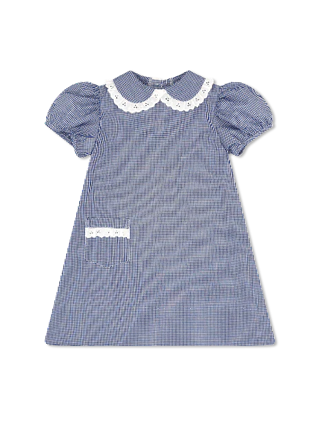 1956 Pocket Dress - River Royal Minigingham