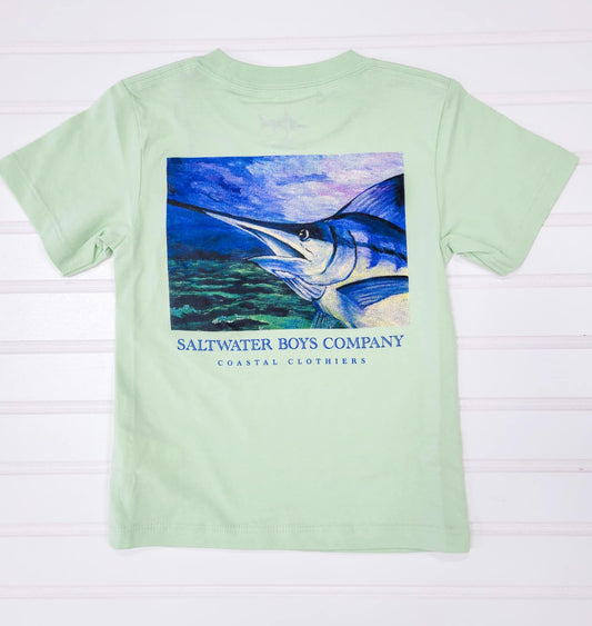 Graphic Tee - Striped Marlin