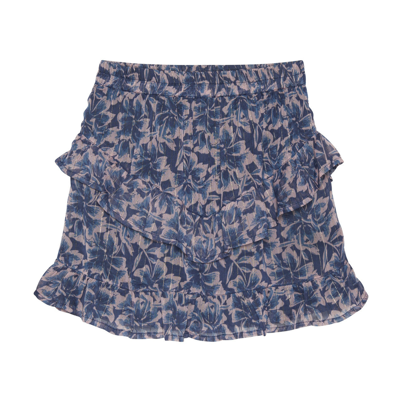 Flower Skirt - Indigo Blue