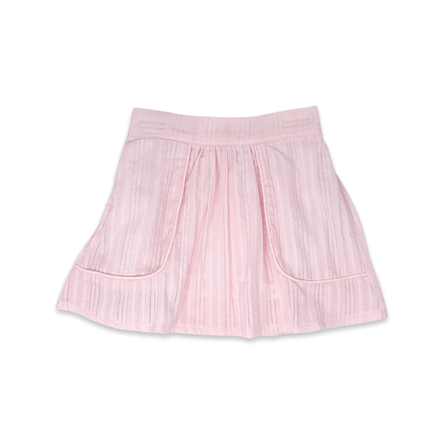 Isabella Skirt - Pink Linen
