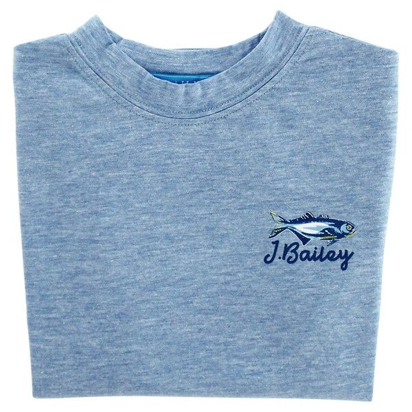 Logo Tee - Fish on Blue