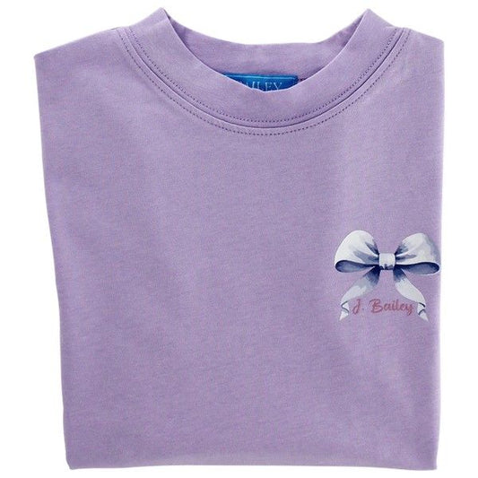 Girl's Logo Tee - Ice Cream on Lilac