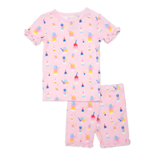 Modal Magnetic Pajama Set - Pink Sundae Funday