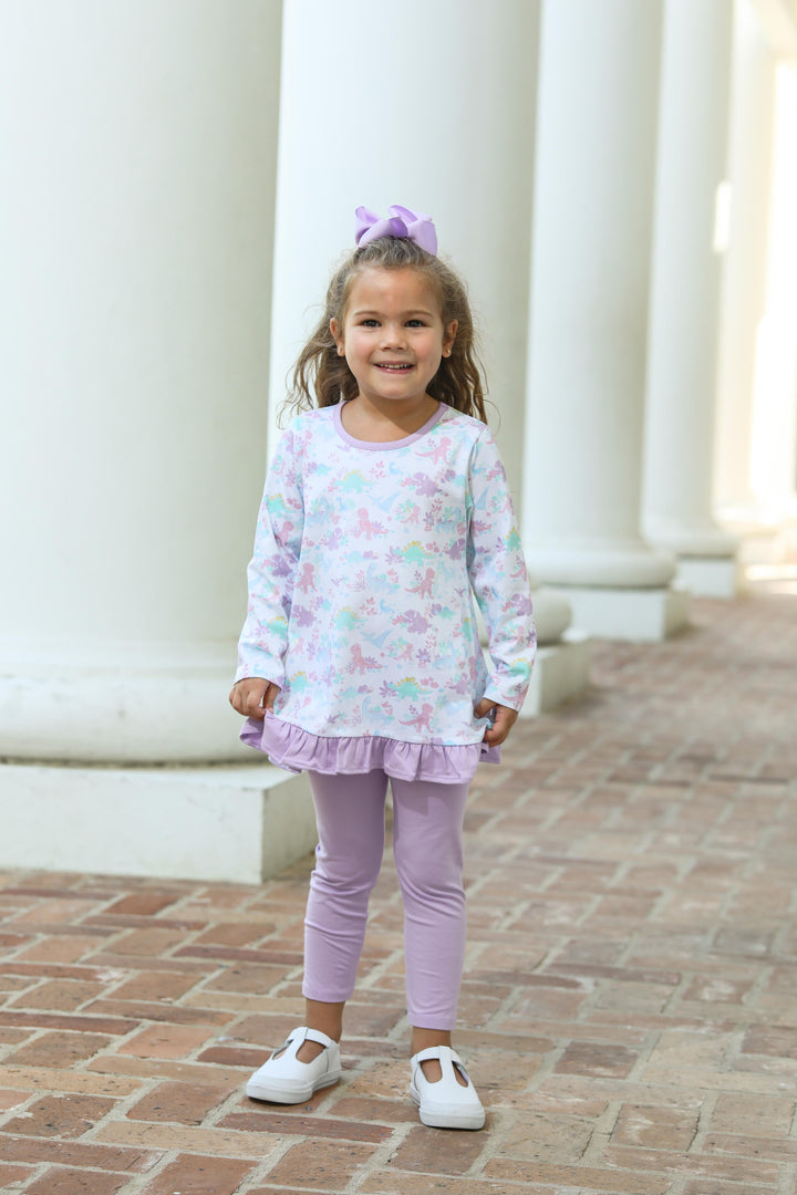 Ruffle Pants Set - Dino Adventures