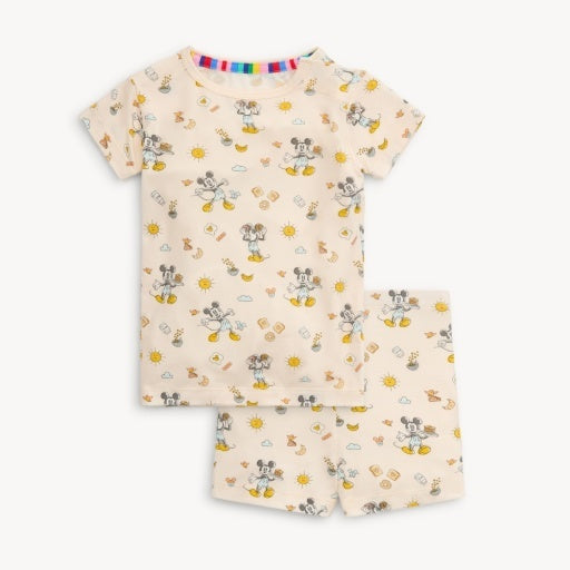 Modal Short Sleeve Pajamas - Mickey's Brunch Bunch