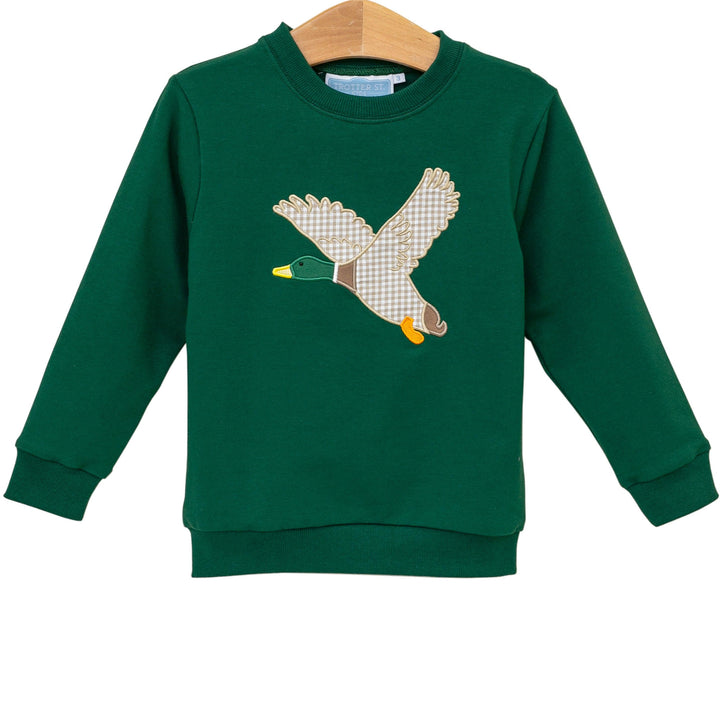 French Terry Pullover - Mallard