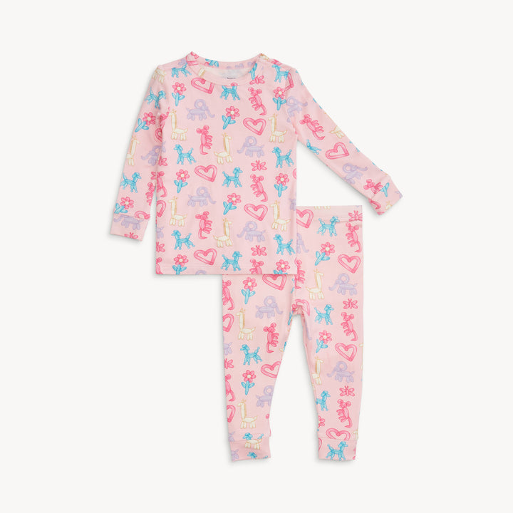 Modal Magnetic Pajamas - Glow in the Dark Pink Party Animals