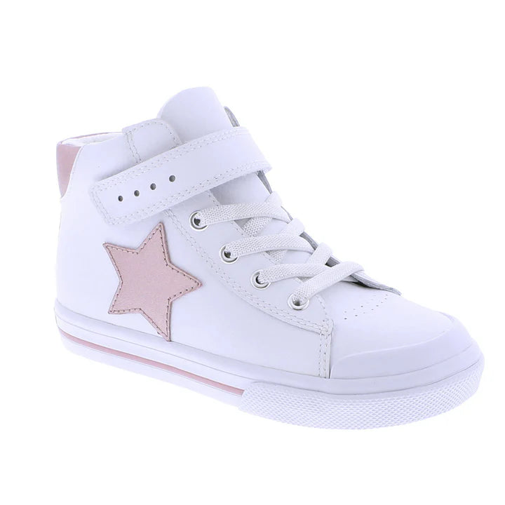 Riley Sneaker - White/Rose