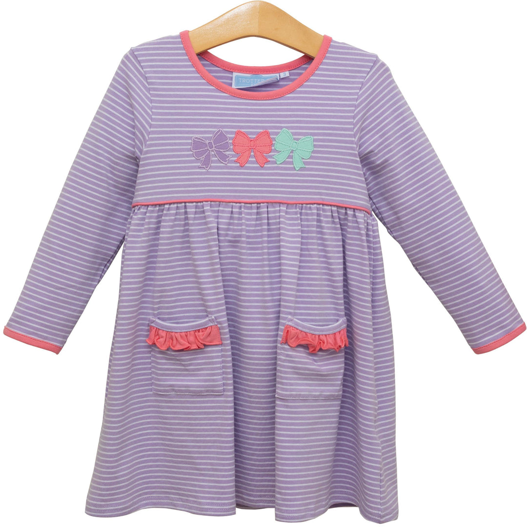 Applique Dress - Bows