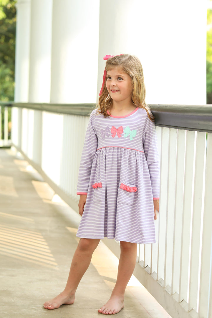 Applique Dress - Bows