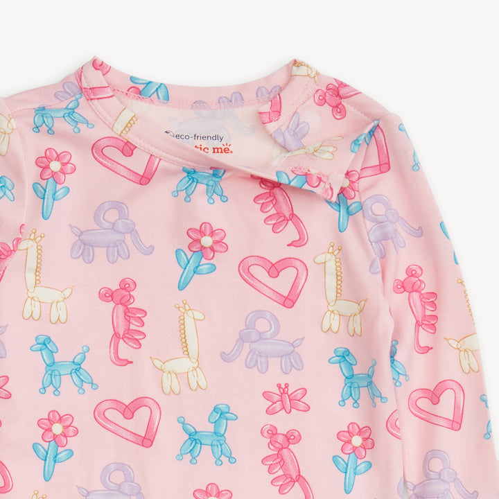 Modal Magnetic Pajamas - Glow in the Dark Pink Party Animals
