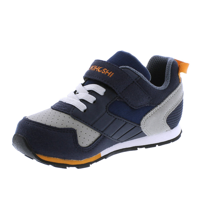 Racer Sneaker - Navy/Orange