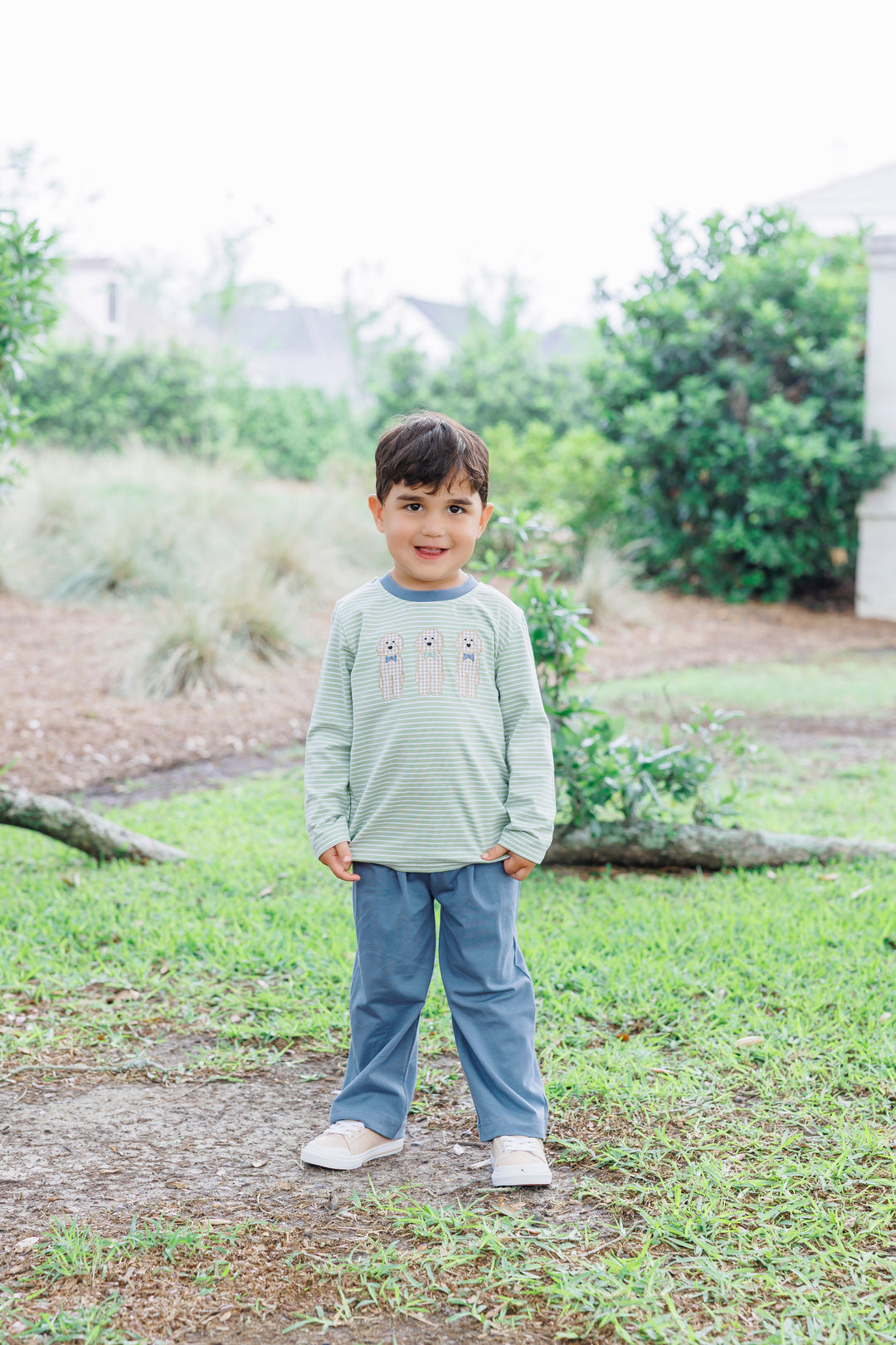 Applique Pants Set - Dog