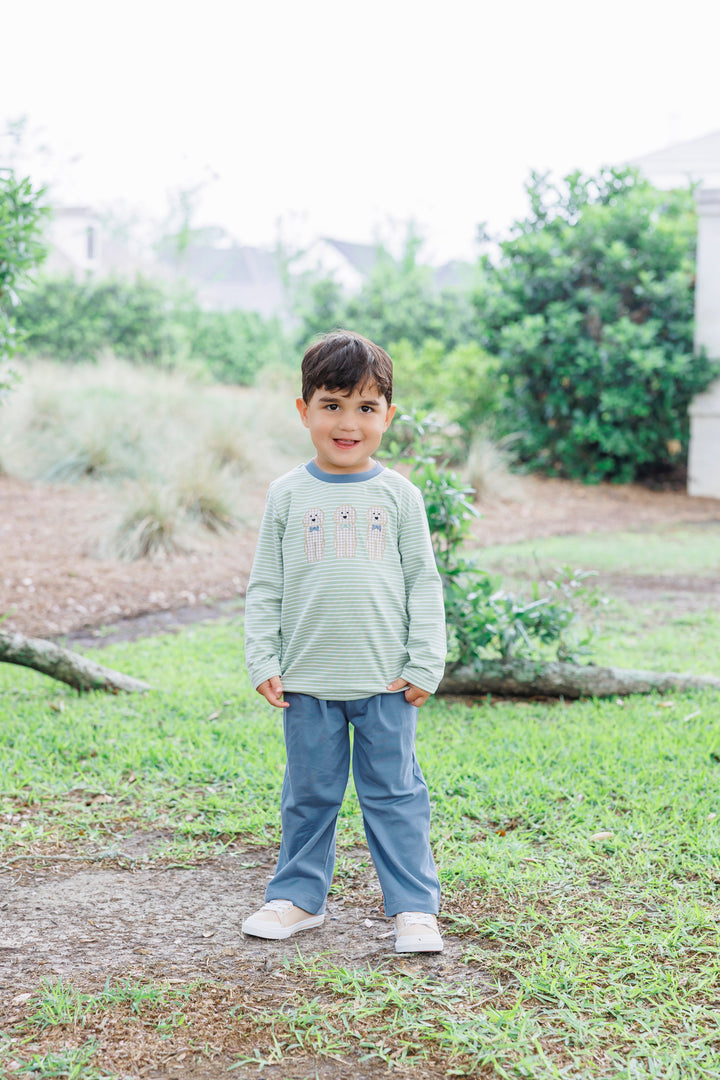 Applique Pants Set - Dog