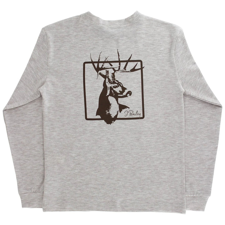 LS Logo Tee - Deer on Oatmeal
