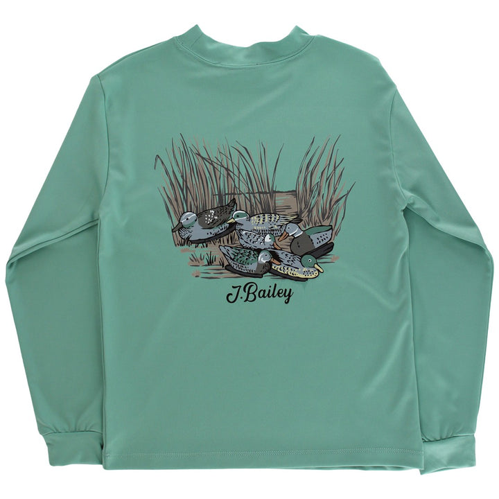LS Performance Logo Tee - Decoy on Green