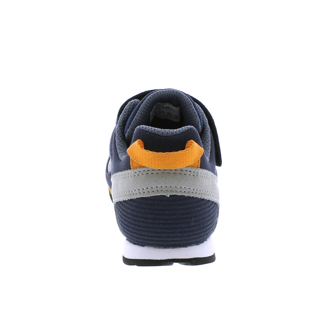 Racer Sneaker - Navy/Orange