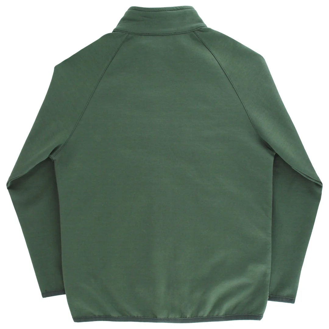 Quilted Bomber Jacket - Green