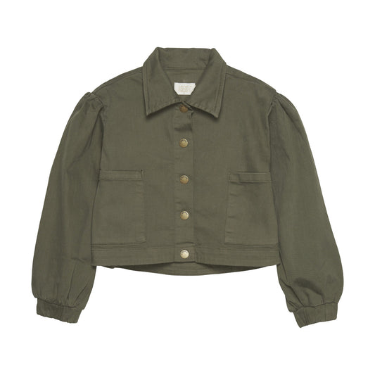 Denim Jacket - Olive