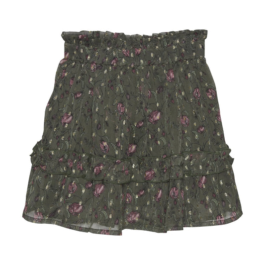 Flower Dot Skirt - Olive