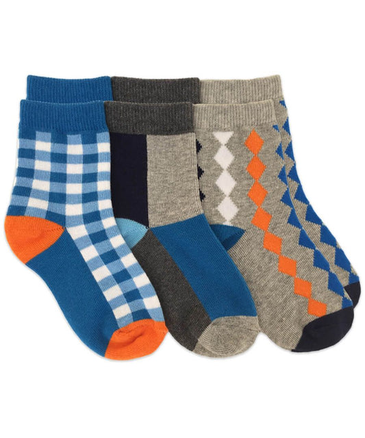 Dress Crew Socks - Fun Pattern 3 pack