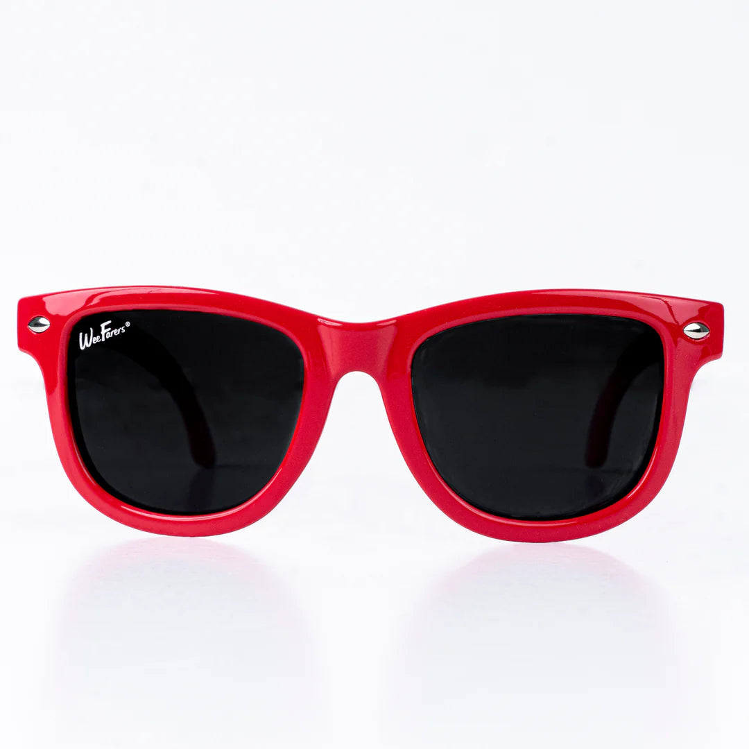 Polarized WeeFarers Sunglasses - Popsicle Red