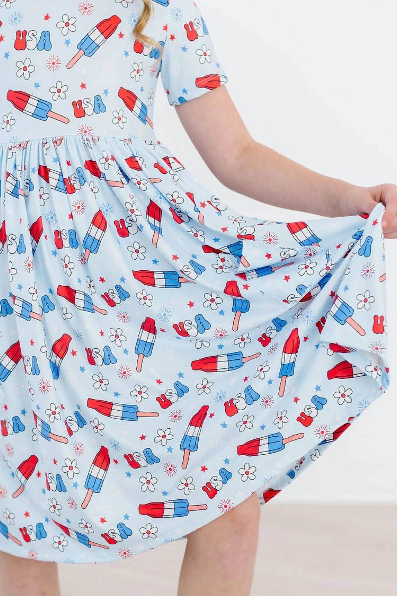 Pocket Twirl Dress - Proudly Patriotic