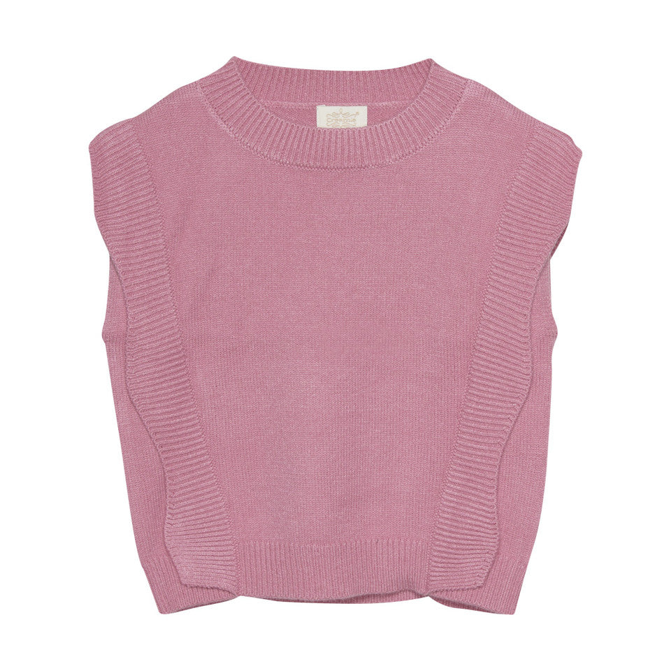 Slipover Knit Sweater - Rose