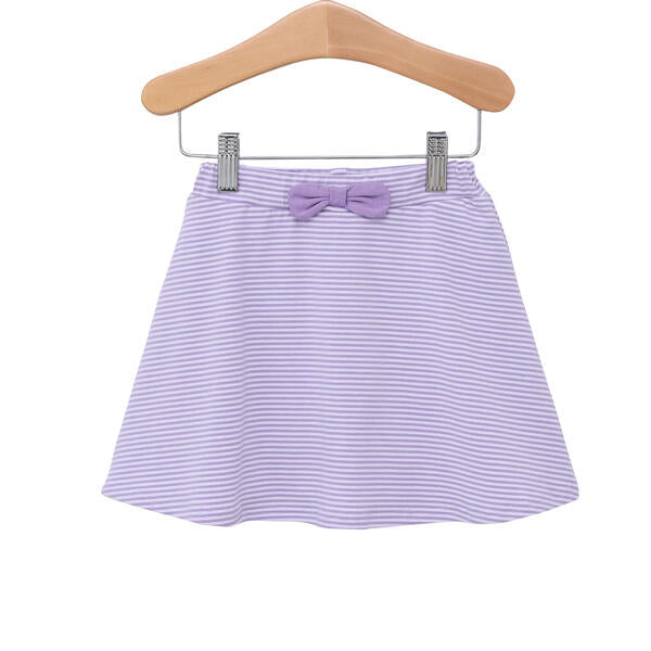 Vivian Top & Suzy Skort Set - Lavender Stripe
