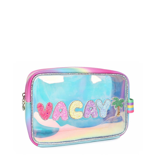 Clear Light Blue Pouch - Vacay
