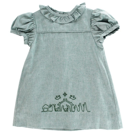 A-Line Dress - Nativity Stitch