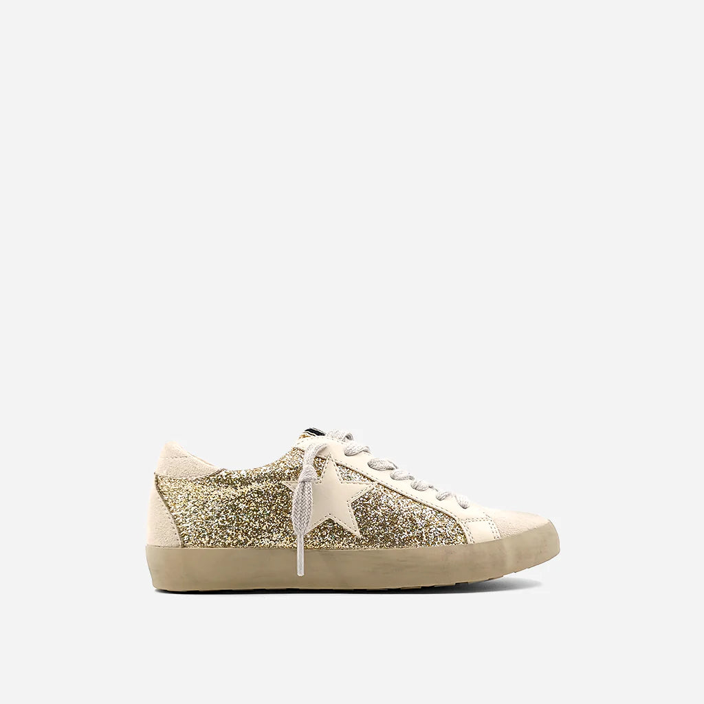 Paula Sneaker - Champagne Glitter