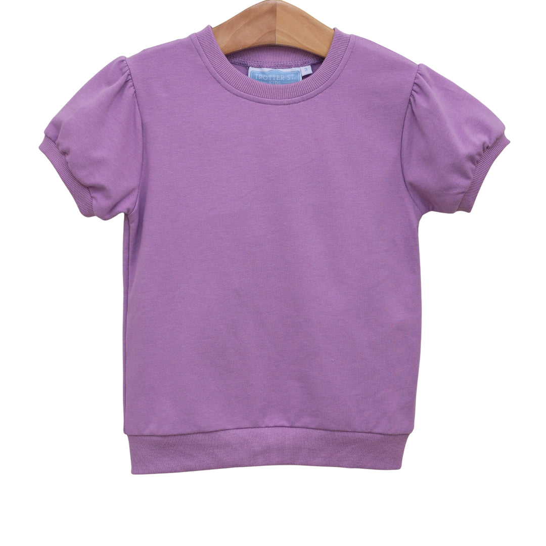 Landry Puff Sleeve Top - Lavender