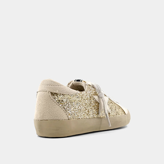 Paula Sneaker - Champagne Glitter