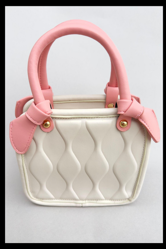 Groovy Purse - Rose Pink/Coconut