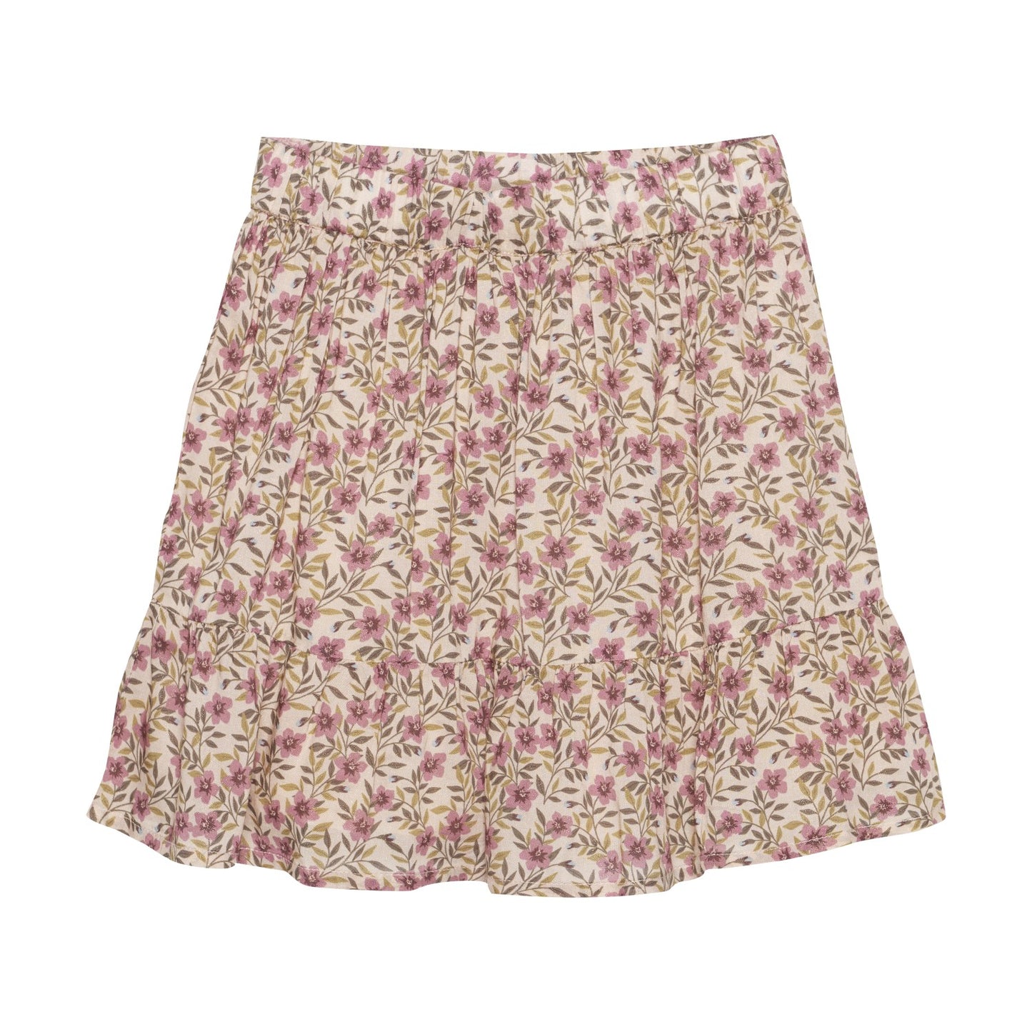 Woven Floral Skirt - Rose Dust