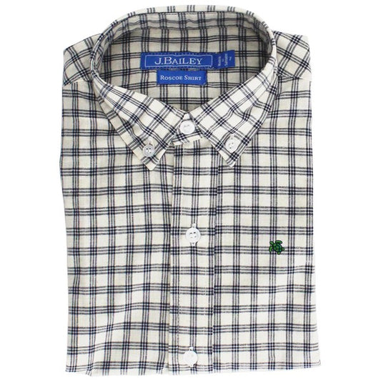 Roscoe Button Down Shirt - Fitz Windowpane