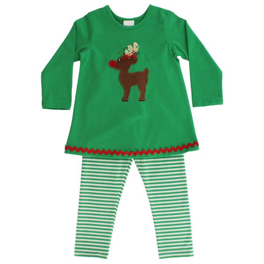 Tunic Pant Set - Reindeer