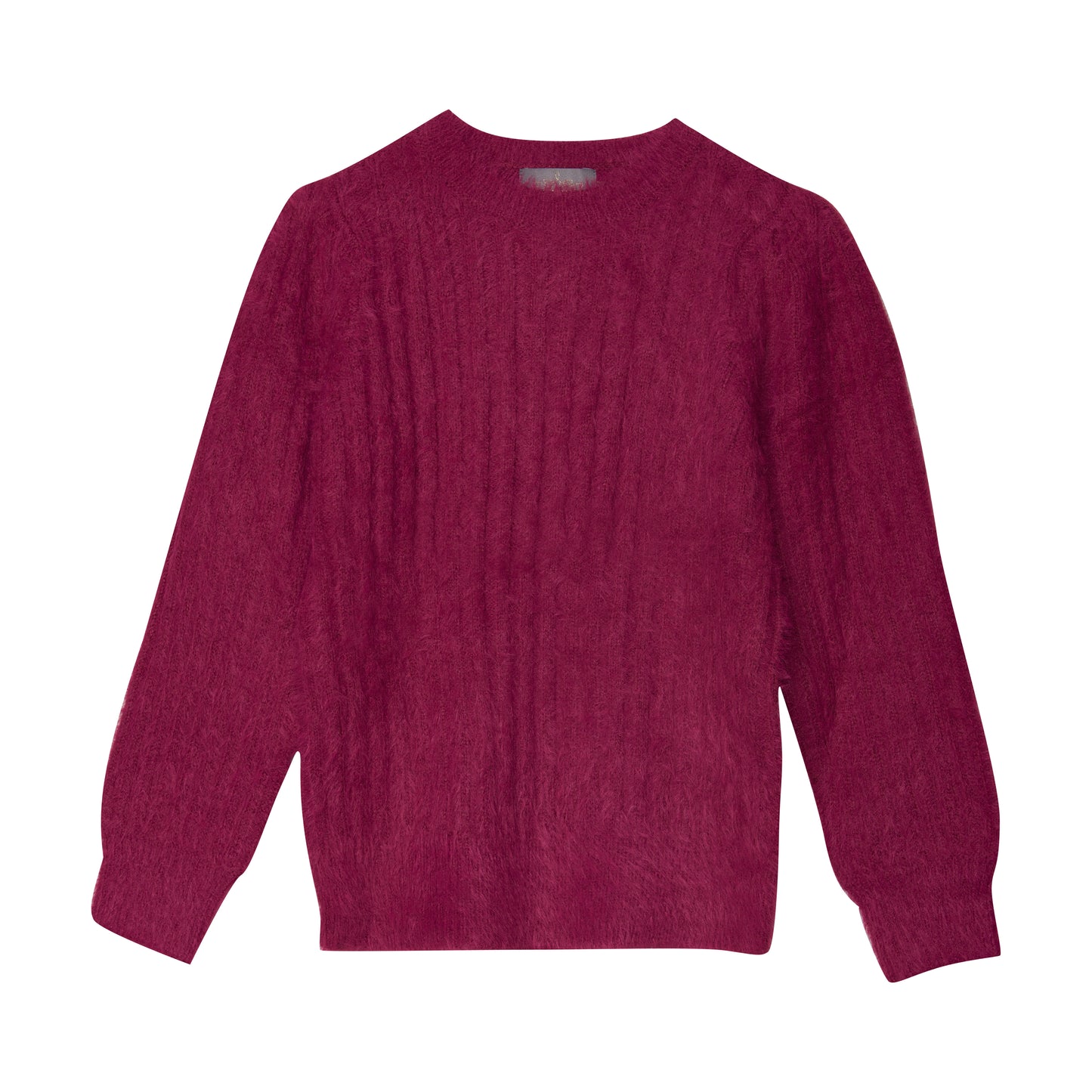 Long Sleeve Sweater - Raspberry Radiance